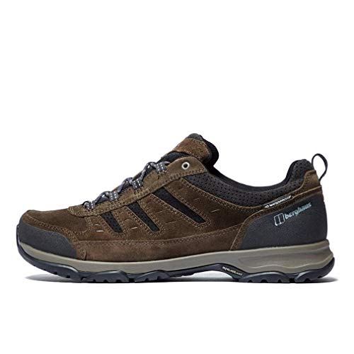 Berghaus Fellmaster Active Tech, Zapatos de Low Rise Senderismo Hombre, Marrón (Brown/Burnt Orange X11), 43 EU