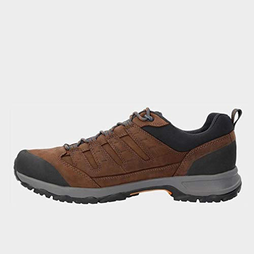 Berghaus Fellmaster Active Tech, Zapatos de Low Rise Senderismo Hombre, Marrón (Brown/Burnt Orange X11), 43 EU