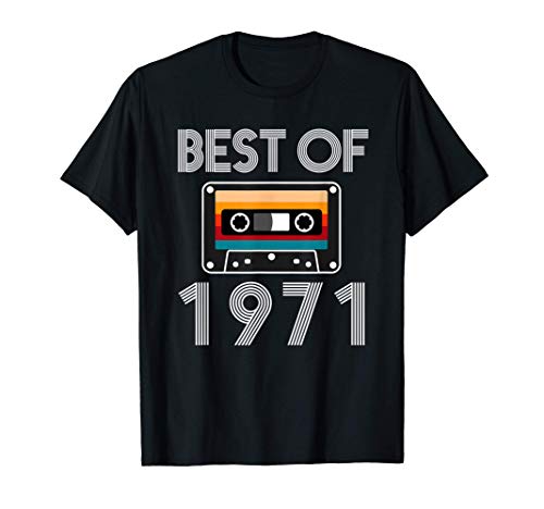 Best Of 1971 Cassete Retro Regalo Camiseta