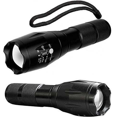 BESTSUN Super brillante Q5 3W Led 350 lúmenes Mini linterna Antorcha zoomable AA