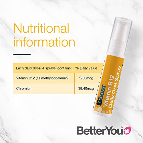 BetterYou P33445 Boost B12 Spray Oral 1 Unidad 60 g