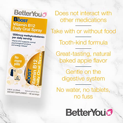 BetterYou P33445 Boost B12 Spray Oral 1 Unidad 60 g