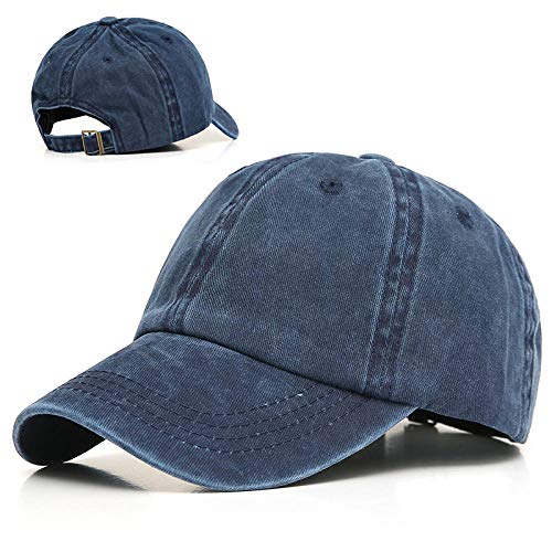 B/H Gorra Unisex de Secado rápido Plegable,Gorra de béisbol para Padres e Hijos, Gorra de béisbol Vaquera Lavada-Violeta_