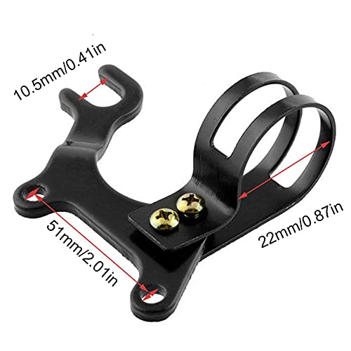 Bici de Montaña Del Freno de Disco Adaptador Negro de 22 mm Para Bicicleta Carretera MTB de 160 mm Delantero Componentes Para Bicicleta Accesorio Utiliza Cuando la Bicicleta Original No Tiene Freno