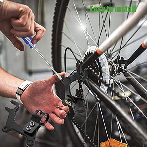 Bici de Montaña Del Freno de Disco Adaptador Negro de 22 mm Para Bicicleta Carretera MTB de 160 mm Delantero Componentes Para Bicicleta Accesorio Utiliza Cuando la Bicicleta Original No Tiene Freno