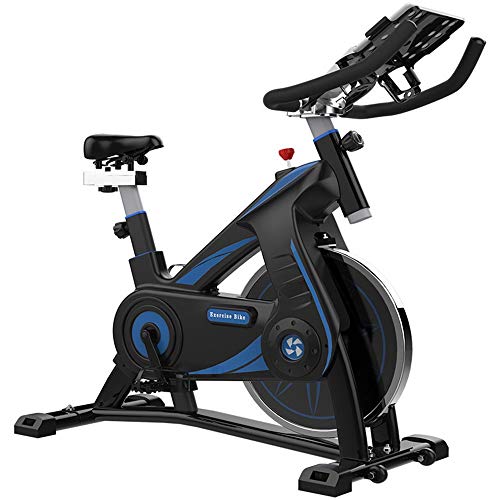 Bicicleta de ejercicio, Indoor Sports Fitness Equipment portante de carga inteligente bicicleta de la aptitud de Paz Inicio Deportes bicicletas Alquiler de 200 kg Negro Disfrutando de la experiencia d