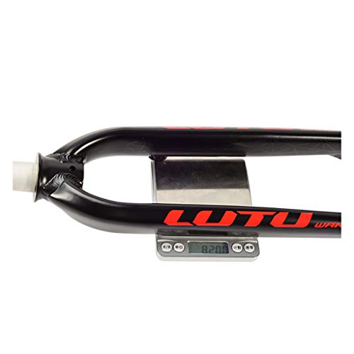 Bicicleta de montaña Horquilla rígida Aleación de aluminio 6061 Horquilla delantera MTB para 26 27.5 29er pulgadas Bicicleta de montaña QR de 9 mm Freno de disco Tubo recto Accesorios de bicicleta,Red