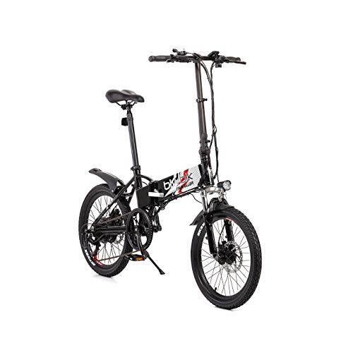 Bicicleta ELECTRICA Plegable Mod. Traveller (Negro BATERIA 12Ah)