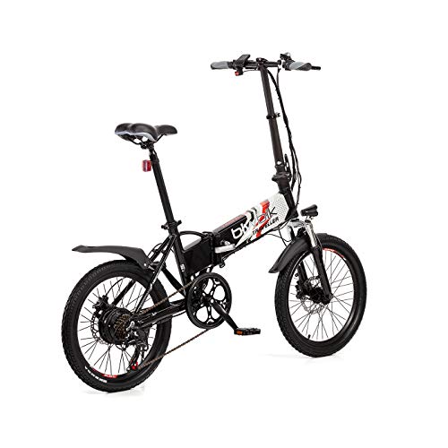 Bicicleta ELECTRICA Plegable Mod. Traveller (Negro BATERIA 12Ah)