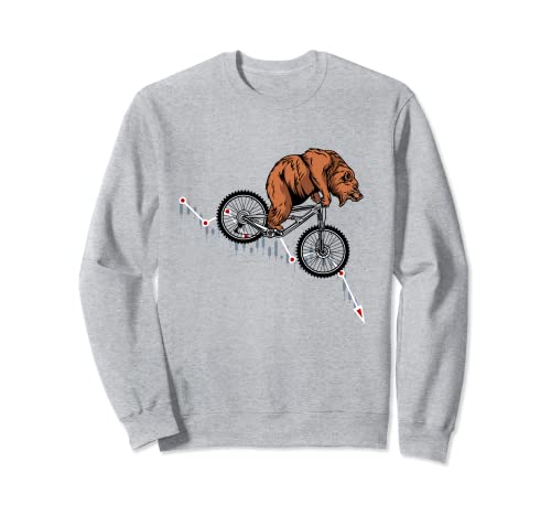 BICICLETA OSO EN EL MERCADO BURSÁTIL Sudadera