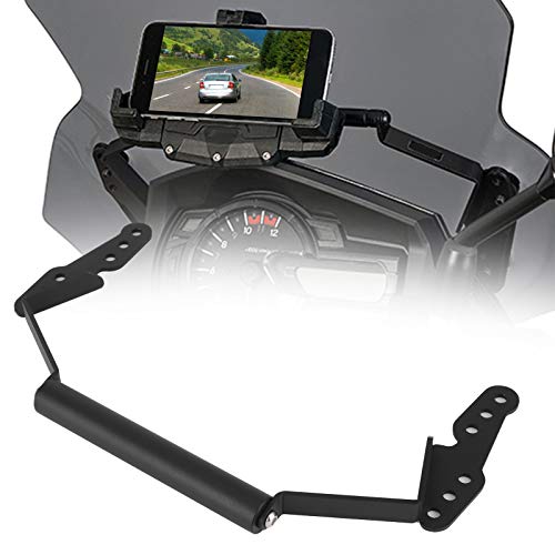 Bicicleta Soporte para teléfono Motocicleta Navegación GPS Soporte Adaptador de Montaje Soporte para teléfono móvil Soporte para GPS Reemplazo para V ‑ Strom DL650 DL1000 2014-2020