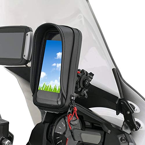Bicicleta Soporte para teléfono Motocicleta Navegación GPS Soporte Adaptador de Montaje Soporte para teléfono móvil Soporte para GPS Reemplazo para V ‑ Strom DL650 DL1000 2014-2020