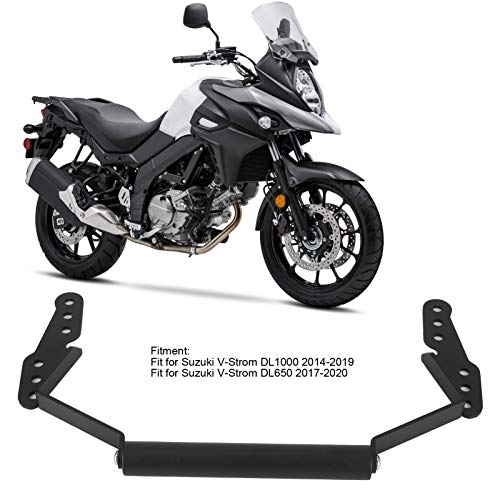 Bicicleta Soporte para teléfono Motocicleta Navegación GPS Soporte Adaptador de Montaje Soporte para teléfono móvil Soporte para GPS Reemplazo para V ‑ Strom DL650 DL1000 2014-2020