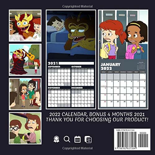 Big Mouth Calendar 2022: Calendar Big Mouth 2022 18-month from Jul - Mini Planner 2022 December 2022 OFFICIAL 12 Months| - December 2022 OFFICIAL 12 ... | BONUS 4 Months 2021| Calendario Calendrier