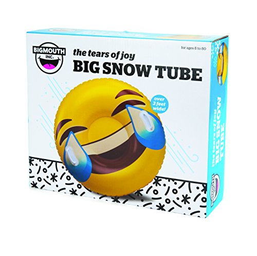 Big Mouth Toys BMST-TE Big Mouth Snow Tube Emoji, Multicolor