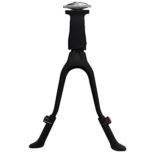 Bike Steamstand, Bicycle Side Steadstand, Bicicleta Medio Doble Kickstand Soporte de aleación de Aluminio Ajuste for 24 26 28 Pulgadas 700c Bicycle Kick Bike Stands