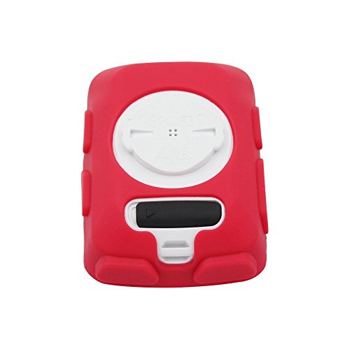 BIKECO Garmin Edge 520 Funda, a prueba de polvo, resistente a los golpes, funda protectora de silicona para Garmin 520 (rojo)