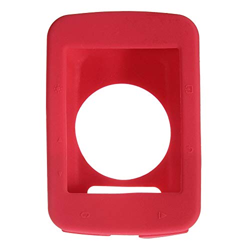 BIKECO Garmin Edge 520 Funda, a prueba de polvo, resistente a los golpes, funda protectora de silicona para Garmin 520 (rojo)