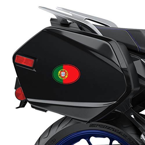 Biomar Labs® 2 pcs Pegatinas Bandera Nacional de Portugal Vinilo Adhesivo Autos Coche Motos Ciclomotores Bicicletas Ordenador Portátil B 208