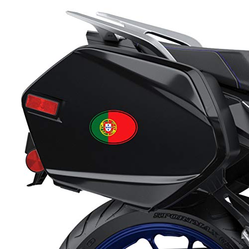 Biomar Labs® 2 pcs Pegatinas Bandera Nacional de Portugal Vinilo Adhesivo Autos Coche Motos Ciclomotores Bicicletas Ordenador Portátil B 208