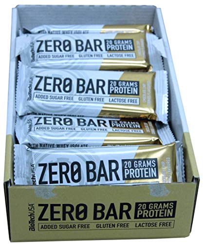 BioTech USA - Zero Bar, 10 x 50g Galletas con chispas de chocolate