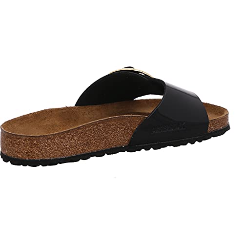 Birkenstock 1019965_38, Diapositivas Mujer, Black, EU