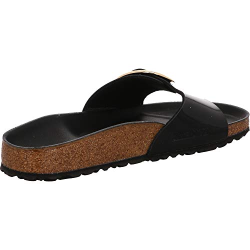 Birkenstock Madrid Big Buckle, Mules Mujer, Negro (Noir Noir), 39 EU