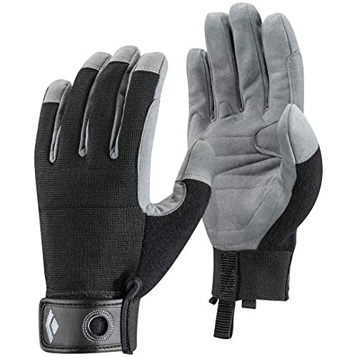 Black Diamond Crag Guantes de Escalada, Unisex Adult, Negro (Black), S