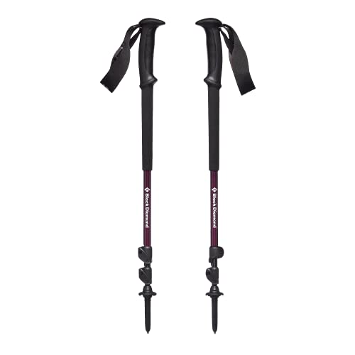 Black Diamond Trail Back Trek Poles Bastones de Senderismo, Unisex-Adult, Mulberry, 63-140 cm