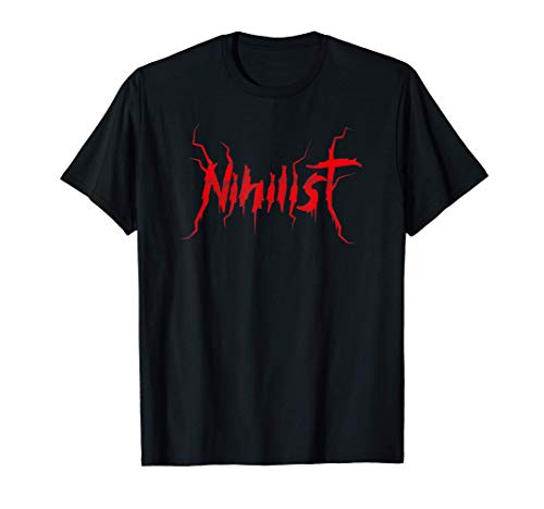 Black Metal Nihilist Occult Gothic Grunge Satan Devil Death Camiseta