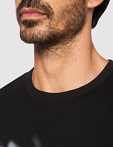 Blauer T-Shirt Manica Lunga Camiseta, 999 Nero, M para Hombre