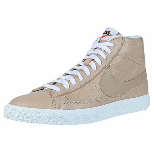 BLAZER MID PREMIUM LINO SUMMIT BLANCO CUERO CASUAL FASHION 429988 202, 7.5 D (M) US