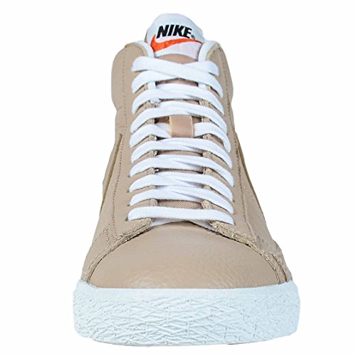 BLAZER MID PREMIUM LINO SUMMIT BLANCO CUERO CASUAL FASHION 429988 202, 7.5 D (M) US