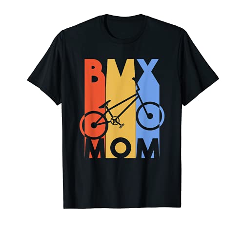 BMX Mom Amante Del Las Bicicleta Retro Camiseta