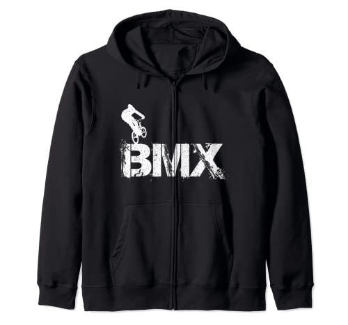 BMX Vintage bicicleta fans regalo joven, accesorios BMX Sudadera con Capucha