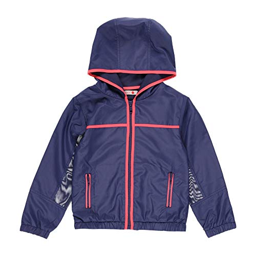 boboli - Cazadora de Deporte Niña| Tejido Técnico, Talla de 14 Años | Cazadora Deportiva, 100% Poliéster | Chaqueta Niña | Cazadora Entretiempo | Estampado | Color Azul - marino