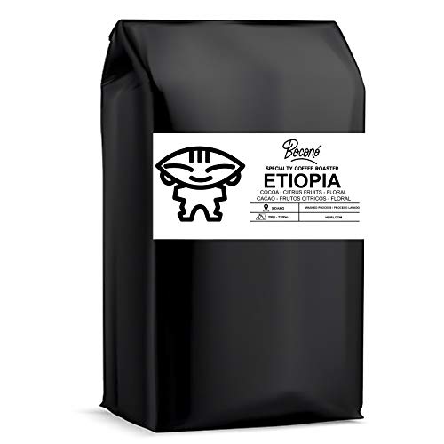 Boconó Specialty Coffee Etiopia Café De Especialidad En Grano 1 Kilo Arábica Tueste Natural Espresso V60 Chemex Aeropress Kalita Tostado Reciente Trazabilidad Completa Café En Grano Moka Italiana