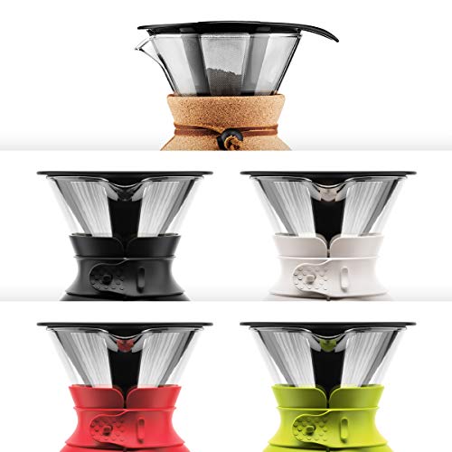 Bodum - 11571-109 - Pour Over - Cafetera de Goteo con Filtro Permanente - 1.0 l