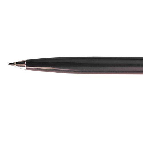 Bolígrafo Clásico Inoxcrom B77 Classic con cuerpo en color Negro lacado brillante y capuchón cromado. Regalo funda negra Original Inoxcrom