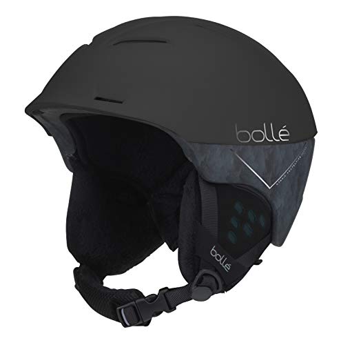 Bollé Synergy - Casco, Unisex Adulto, Negro y Azul, 54-58CM