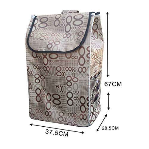 Bolsa de repuesto para cesta de la compra Oxford Cloth, impermeable, 71 L