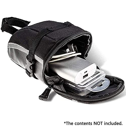 Bolsa de sillín de bicicleta impermeable debajo del asiento Bolsa de sillín de bicicleta (solo bolsa)