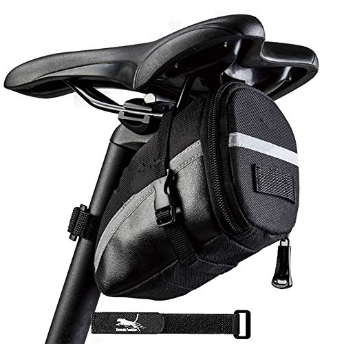 Bolsa de sillín de bicicleta impermeable debajo del asiento Bolsa de sillín de bicicleta (solo bolsa)