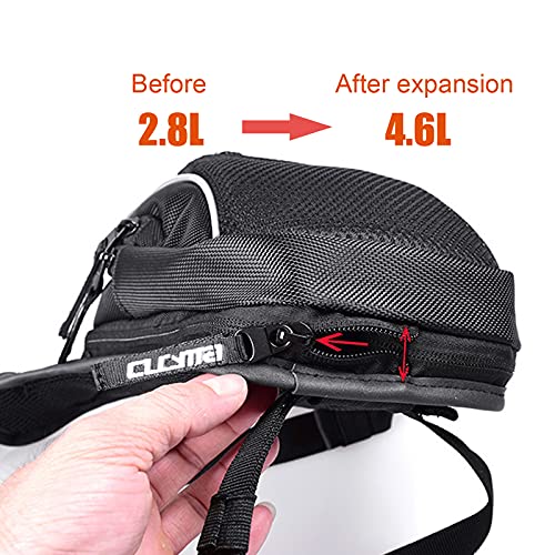 Bolso Pierna Moto riñonera Cintura Hombre Mujer Impermeable para Senderismo Bicicleta Moto Deporte,Carreras de Motos IR de Excursión