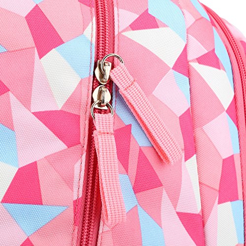 Bom Bom Mochila Escolar Impermeable para Estudiante, Multicolores