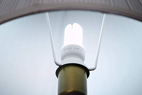 Bombilla LED E27 luz fria, Elrigs 7W LED Tubular Equivalente a 60W Halógenas o 12W Bombillas bajo consumo, 6000K Blanco Frio iluminacion para luz habitacion No Regulable, 4 Unidades