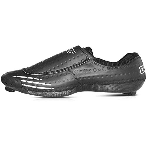 Bont Zero+ New, Zapatillas de Ciclismo de Carretera Unisex Adulto, Multicolor (101 Black/White 000), 43 EU