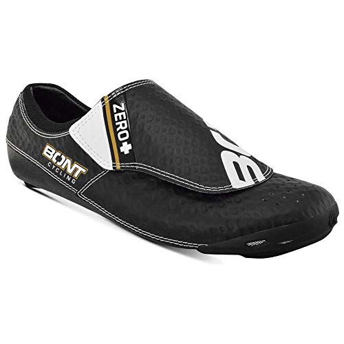 Bont Zero+ New, Zapatillas de Ciclismo de Carretera Unisex Adulto, Multicolor (101 Black/White 000), 43 EU