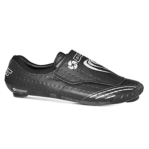 Bont Zero+ New, Zapatillas de Ciclismo de Carretera Unisex Adulto, Negro/Blanco, 42 EU