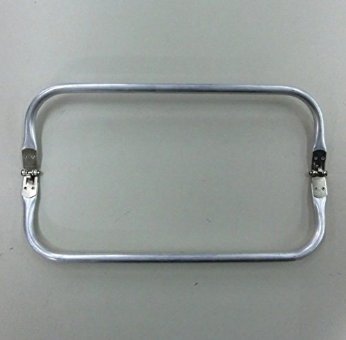 Boquilla de 25x9 cm de metal para hacer monedero, neceser, bolsas y otras manualidades